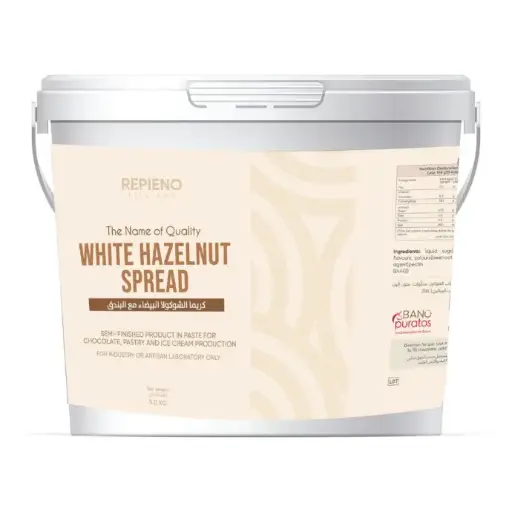 [080-213] BANO WHITE HAZELNUT PASTE - 10 kg